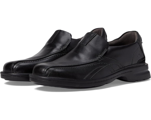 Clarks Gessler Step 9.5M Dark Tan Leather Slip On Comfort Loafer 71776 Avirex Men main image 4