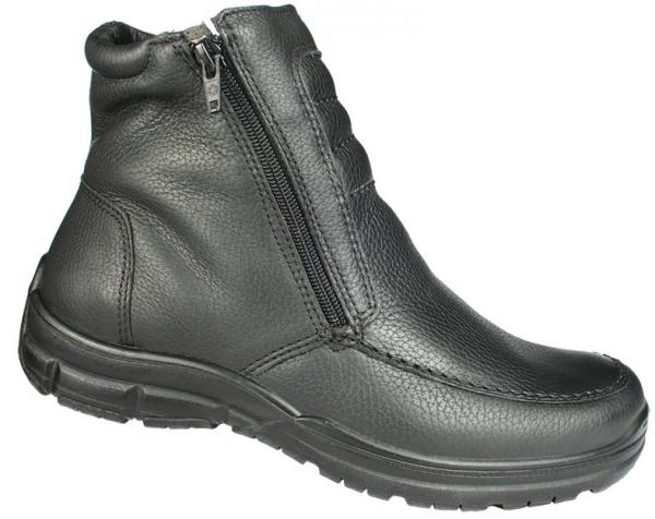 Jomos Authentic 2 Stivali Uomo In Pelle Con Lana Shearling | Caldo E Confortevole | Tacco 3,5 Cm