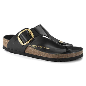 Birkenstock Gizeh Big Buckle shiny blk R 1021467