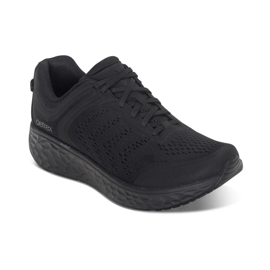 Aetrex Chase Black/Black AP901 Men's
