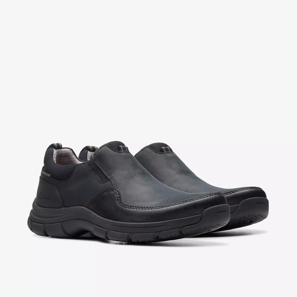 Clarks Walpath Step BLACK WP Men's  Wide