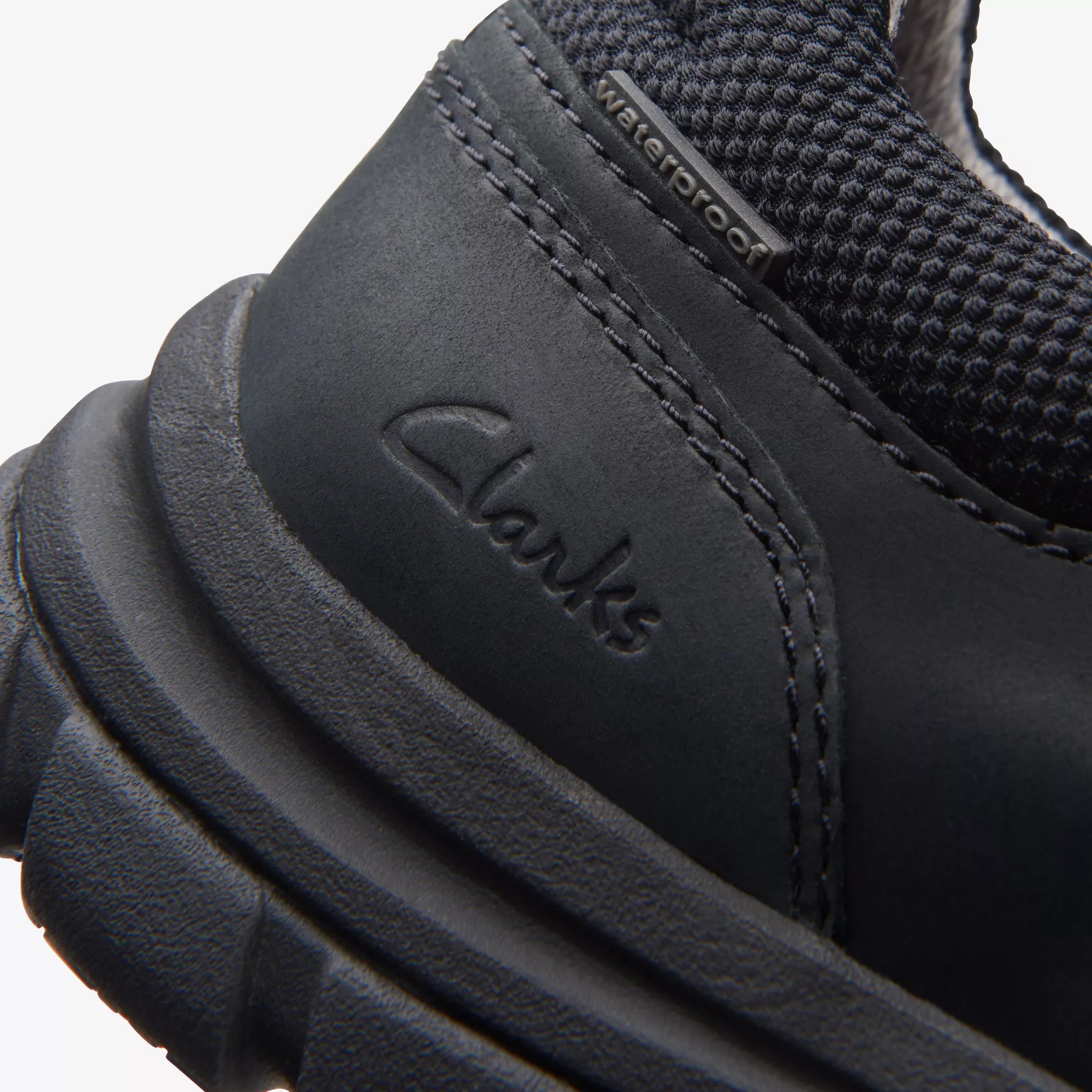 Clarks Walpath Step BLACK WP Men's  Wide