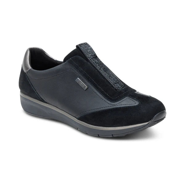 Aetrex Megan Arch Support Sneaker Black CT400
