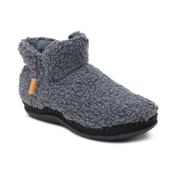 Aetrex Malina Slipper Charcoal FE904
