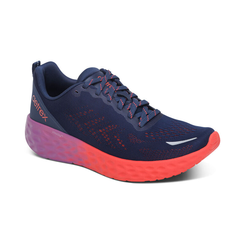 Aetrex Danika Arch Support Navy Coral AP115