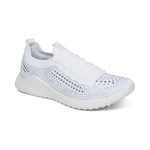 Aetrex Carly Sparkle Lace/Slip on White AS251