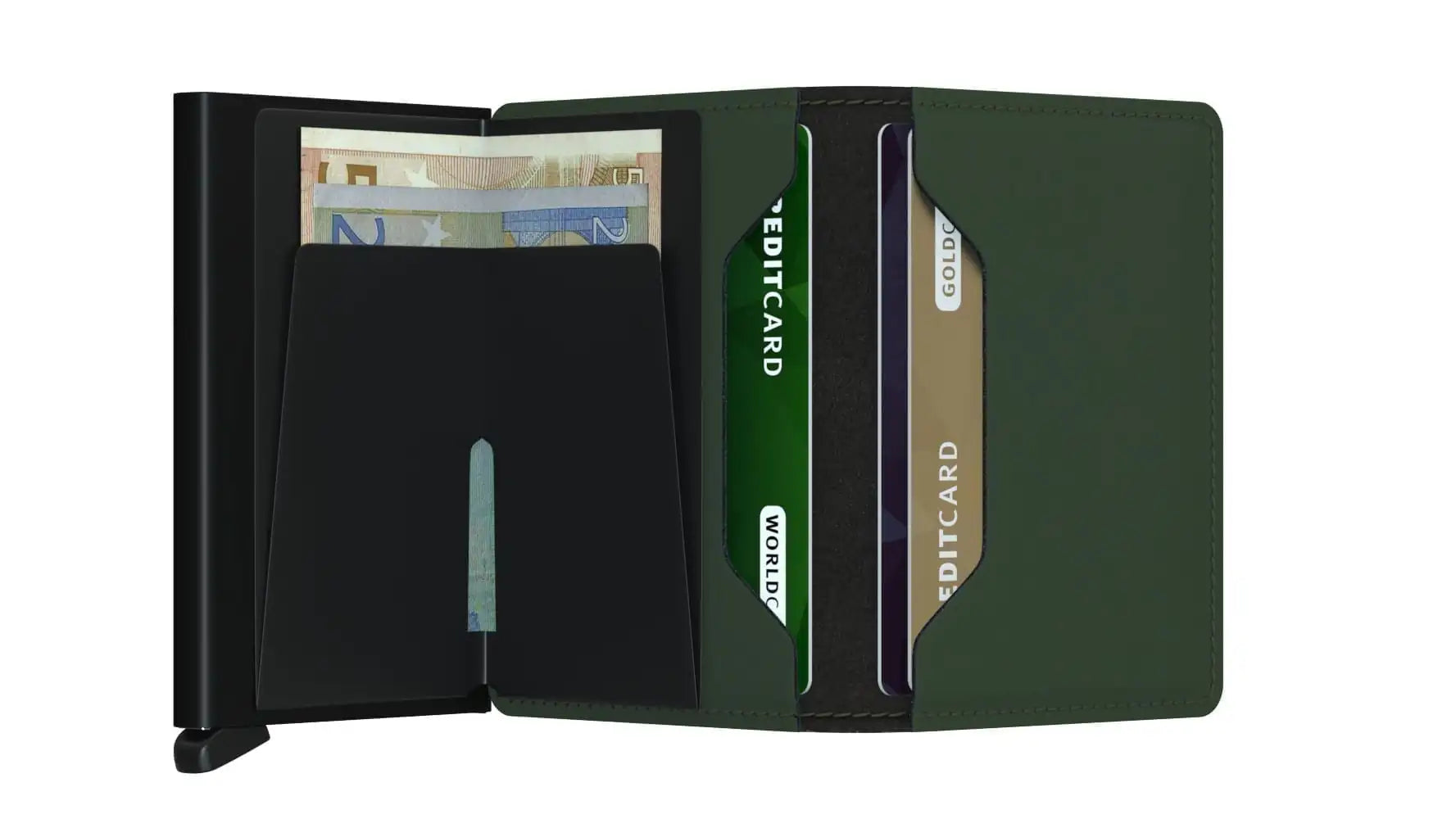 Secrid Slim Wallet Matte Green/Black