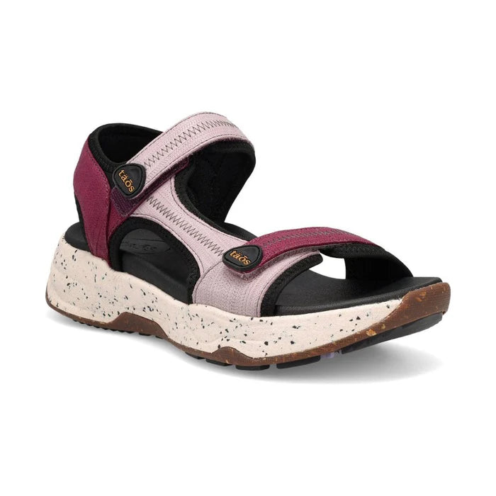 Taos Super Side PLUM Embossed