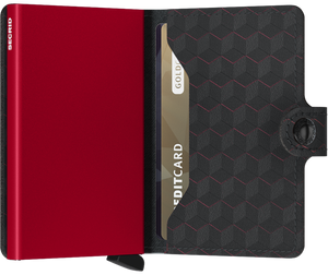 Secrid Mini Wallet Optical Blk/Red