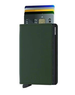 Secrid Slim Wallet Matte Green/Black