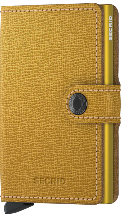 Secrid Mini Wallet Crisple Ochre