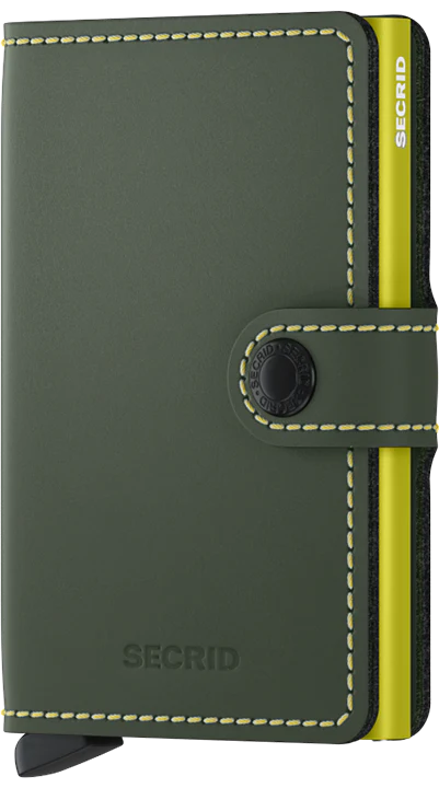 Secrid Mini Wallet Matte Green