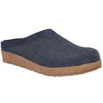 Haflinger Grizzly Wool Clog Blue GZL79