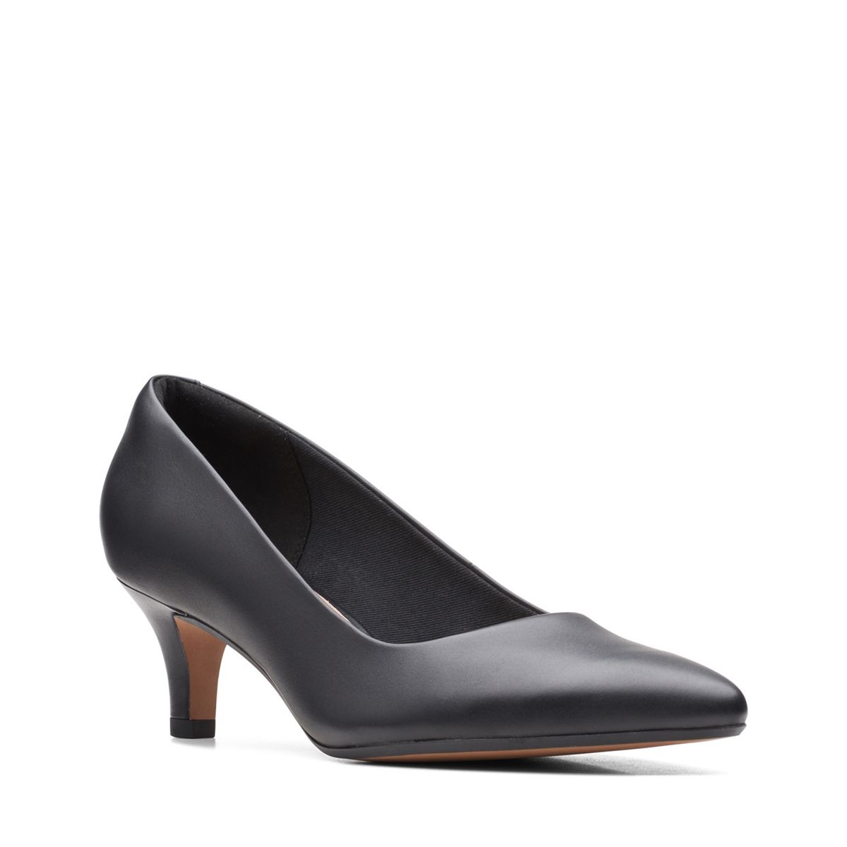 Clarks kitten cheap heel pumps