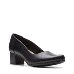 Clarks Un Damson Step, Black and Navy