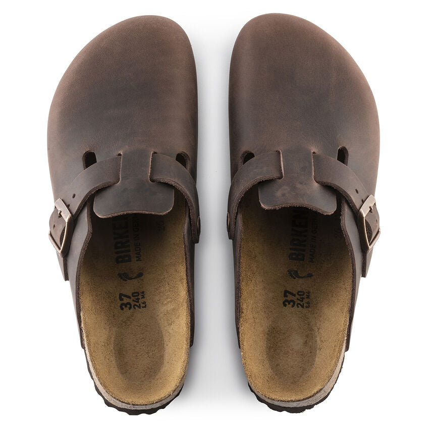 Birkenstock Boston NU Oiled Habana R 860131 – Tanda Shoes