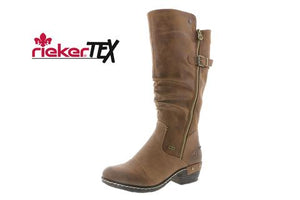 RIEKER 93654-22 Tall Brown Boot