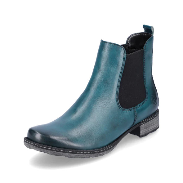 Remonte D4375-12 Chelsea boot, Teal