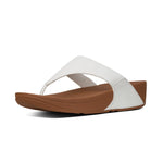 Fitflop Lulu Leather Toe Post White