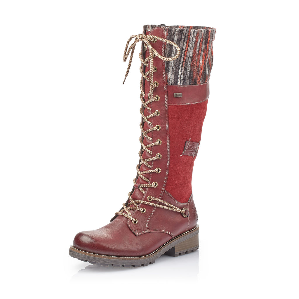 Rieker - Z0442-35- Red Tall Boot