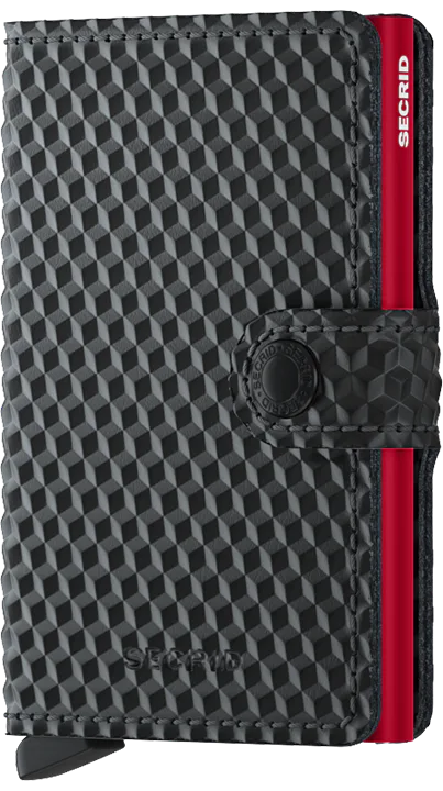 Secrid Mini Wallet Cubic Black/Red