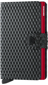 Secrid Mini Wallet Cubic Black/Red