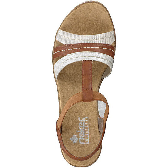 Rieker women sandal brown V38A1-60